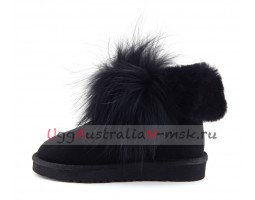 UGG IRINA FUR GUN II BLACK