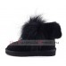 UGG IRINA FUR GUN II BLACK