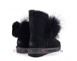 UGG IRINA FUR GUN II BLACK