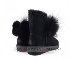 UGG IRINA FUR GUN II BLACK