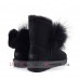 UGG IRINA FUR GUN II BLACK