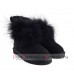 UGG IRINA FUR GUN II BLACK