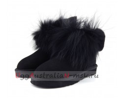 UGG IRINA FUR GUN II BLACK