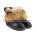 UGG IRINA FUR GUN II METALLIC CHOCOLATE