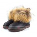 UGG IRINA FUR GUN II METALLIC CHOCOLATE