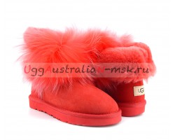UGG IRINA FUR GUN II RED