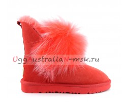 UGG IRINA FUR GUN II RED