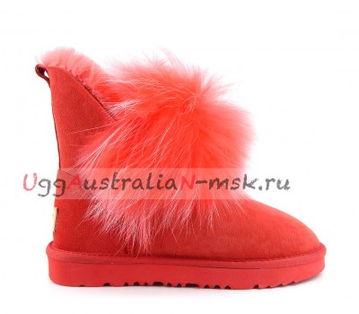 UGG IRINA FUR GUN II RED