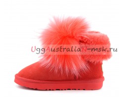 UGG IRINA FUR GUN II RED