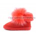 UGG IRINA FUR GUN II RED