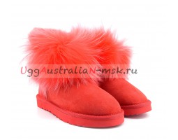 UGG IRINA FUR GUN II RED