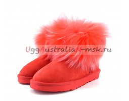 UGG IRINA FUR GUN II RED