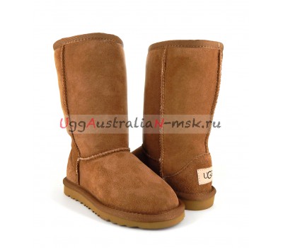 UGG KIDS CLASSIC II TALL CHESTNUT