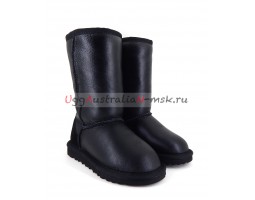 UGG KIDS METALLIC II TALL BLACK