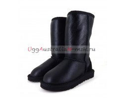 UGG KIDS METALLIC II TALL BLACK