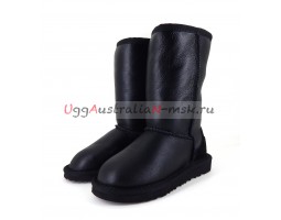 UGG KIDS METALLIC II TALL BLACK