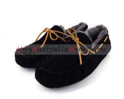 UGG MEN MOCCASINS OLSEN BLACK