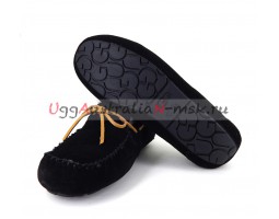 UGG MEN MOCCASINS OLSEN BLACK