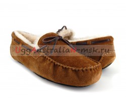 UGG MEN MOCCASINS OLSEN CHESTNUT