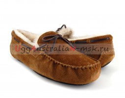 UGG MEN MOCCASINS OLSEN CHESTNUT