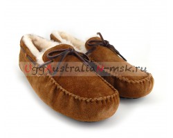 UGG MEN MOCCASINS OLSEN CHESTNUT