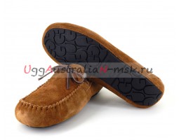 UGG MEN MOCCASINS OLSEN CHESTNUT