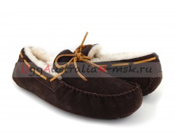 UGG MEN MOCCASINS OLSEN CHOCOLATE