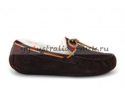 UGG MEN MOCCASINS OLSEN CHOCOLATE