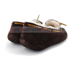 UGG MEN MOCCASINS OLSEN CHOCOLATE