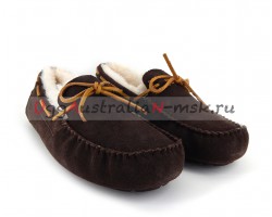 UGG MEN MOCCASINS OLSEN CHOCOLATE