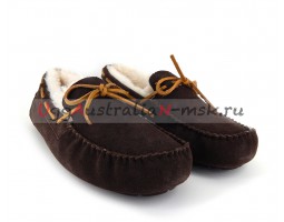 UGG MEN MOCCASINS OLSEN CHOCOLATE