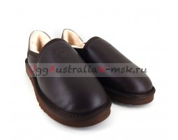 UGG MEN SLIP-ON METALLIC KENTON CHOCOLATE