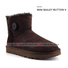 UGG BAILEY BUTTON II MINI CHOCOLATE