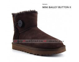 UGG BAILEY BUTTON II MINI CHOCOLATE