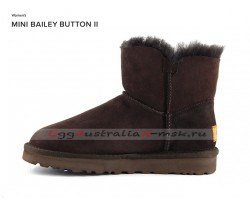 UGG BAILEY BUTTON II MINI CHOCOLATE