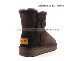 UGG BAILEY BUTTON II MINI CHOCOLATE