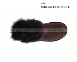 UGG BAILEY BUTTON II MINI CHOCOLATE