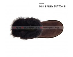 UGG BAILEY BUTTON II MINI CHOCOLATE