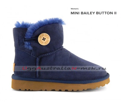 UGG BAILEY BUTTON II MINI NAVY