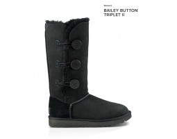 UGG BAILEY BUTTON TRIPLET II BLACK