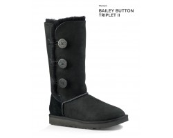 UGG BAILEY BUTTON TRIPLET II BLACK