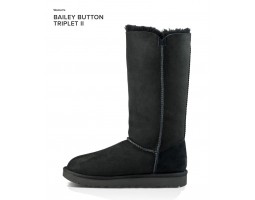 UGG BAILEY BUTTON TRIPLET II BLACK