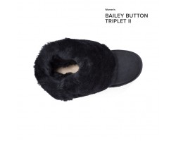 UGG BAILEY BUTTON TRIPLET II BLACK