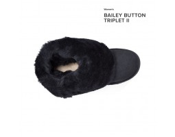 UGG BAILEY BUTTON TRIPLET II BLACK