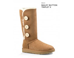 UGG BAILEY BUTTON TRIPLET II CHESTNUT