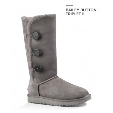 UGG BAILEY BUTTON TRIPLET II GREY