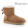 UGG MINI BAILEY BOW II CHESTNUT