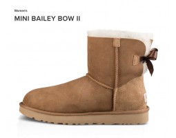 UGG MINI BAILEY BOW II CHESTNUT