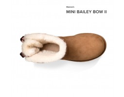 UGG MINI BAILEY BOW II CHESTNUT