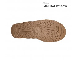 UGG MINI BAILEY BOW II CHESTNUT